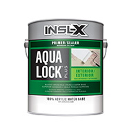 Terry's Paints Aqua Lock Plus is a multipurpose, 100% acrylic, water-based primer/sealer for outstanding everyday stain blocking on a variety of surfaces. It adheres to interior and exterior surfaces and can be top-coated with latex or oil-based coatings.

Blocks tough stains
Provides a mold-resistant coating, including in high-humidity areas
Quick drying
Topcoat in 1 hourboom