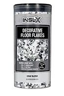 Terry's Paints Transform any concrete floor into a beautiful surface with Insl-x Decorative Floor Flakes. Easy to use and available in seven different color combinations, these flakes can disguise surface imperfections and help hide dirt.

Great for residential and commercial floors:

Garage Floors
Basements
Driveways
Warehouse Floors
Patios
Carports
And moreboom
