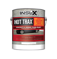 Terry's Paints Hot Trax is a high-performance, ready-to-use, epoxy-fortified acrylic concrete and garage floor coating that resists hot tire pick-up and marring common to driveways and garage floors. Hot Trax seals and protects concrete from chemicals, water, oil, and grease. This durable, low-satin finish resists cracking and can also be used on exterior concrete, masonry, stucco, cinder block, and brick.

Low-VOC
Resists hot tire pick-up
Interior or exterior use
Recoat in 24 hours
Park vehicles in 5-7 days
Qualifies for LEED creditboom